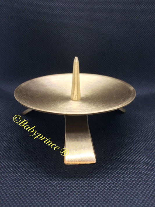 Kerzenständer 9,5 cm gold für Kerzen bis 7 cm