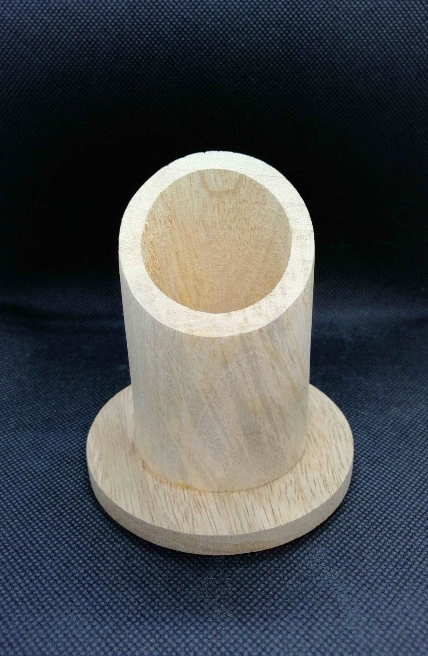 Kerzenständer Holz natur naturholzfarben für Kerzen 40 x 4 cm für die Taufe Kommunion Konfirmation Hochzeit usw. auch für Tischkerzen