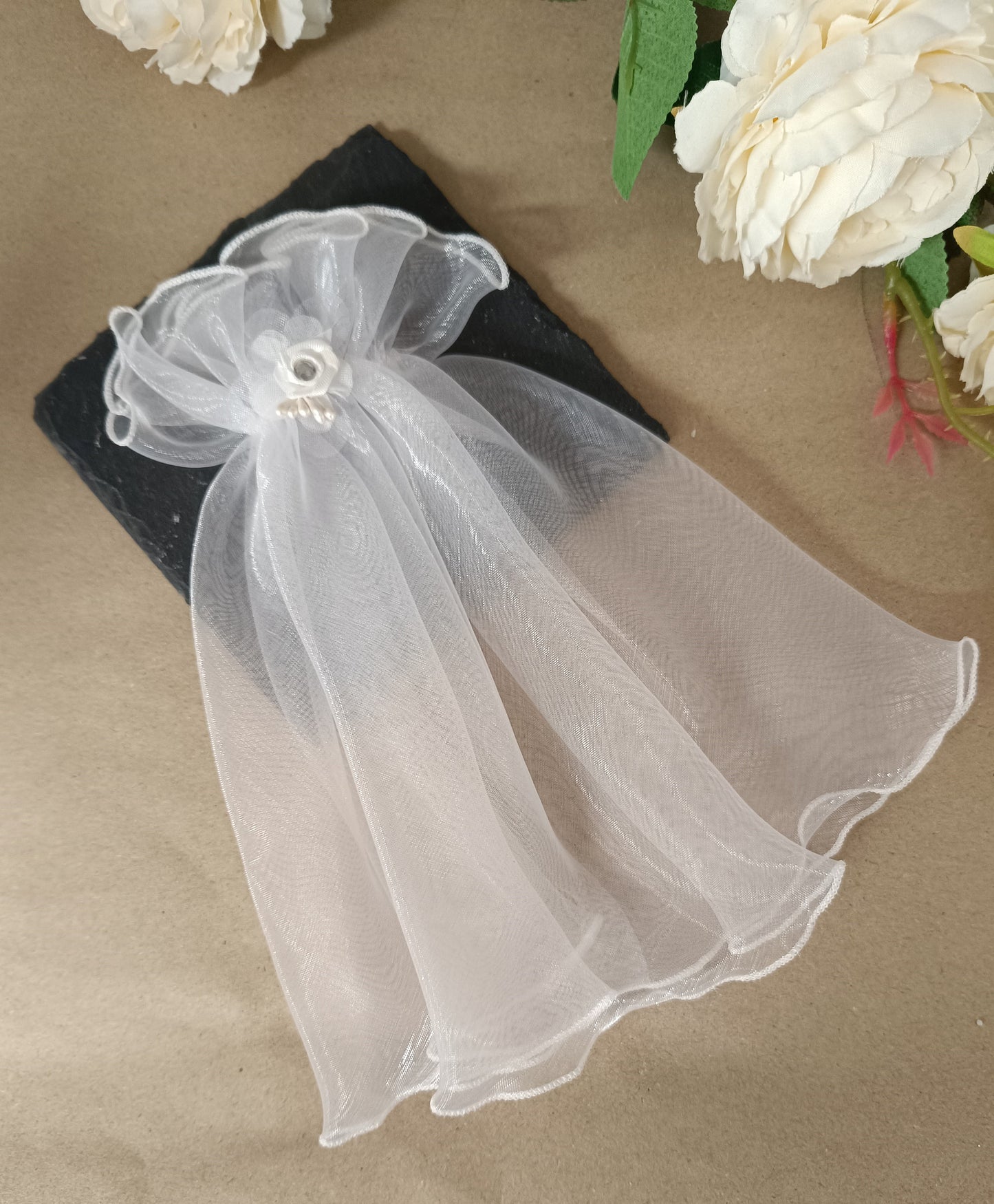 Kerzenrock Kerzenschmuck Organza für Kerzen 3-4 cm (30ZB)