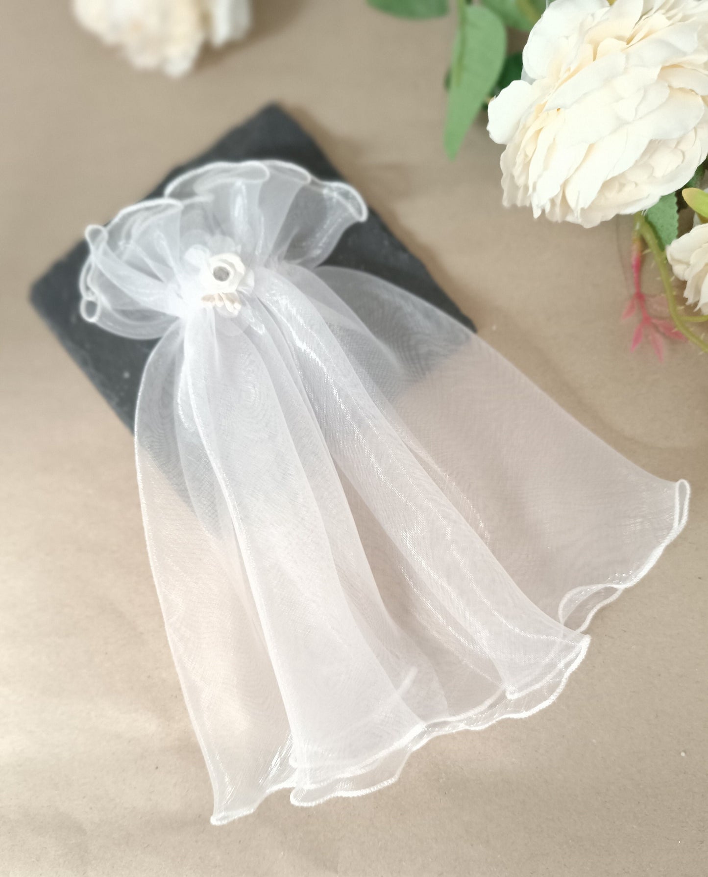 Kerzenrock Kerzenschmuck Organza für Kerzen 3-4 cm (30ZB)