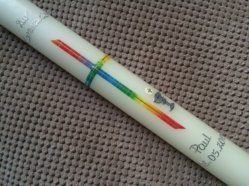 Kommunionkerze Taufkerze