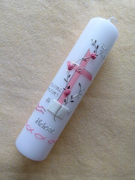 Taufkerze Kommunionskerze