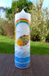 Kommunionkerze, bunter Fisch, Sonne, Regenbogen, Kreuz, Mädchen, Jungen, bunt