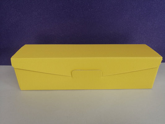 Aufbewahrung BOX / Karton gelb/ Geschenkverpackung für Kerzen