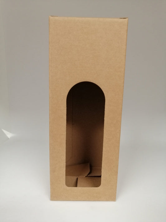 Aufbewahrung BOX Karton Geschenkverpackung Faltkarton für Kerzen mit Sichtfenster