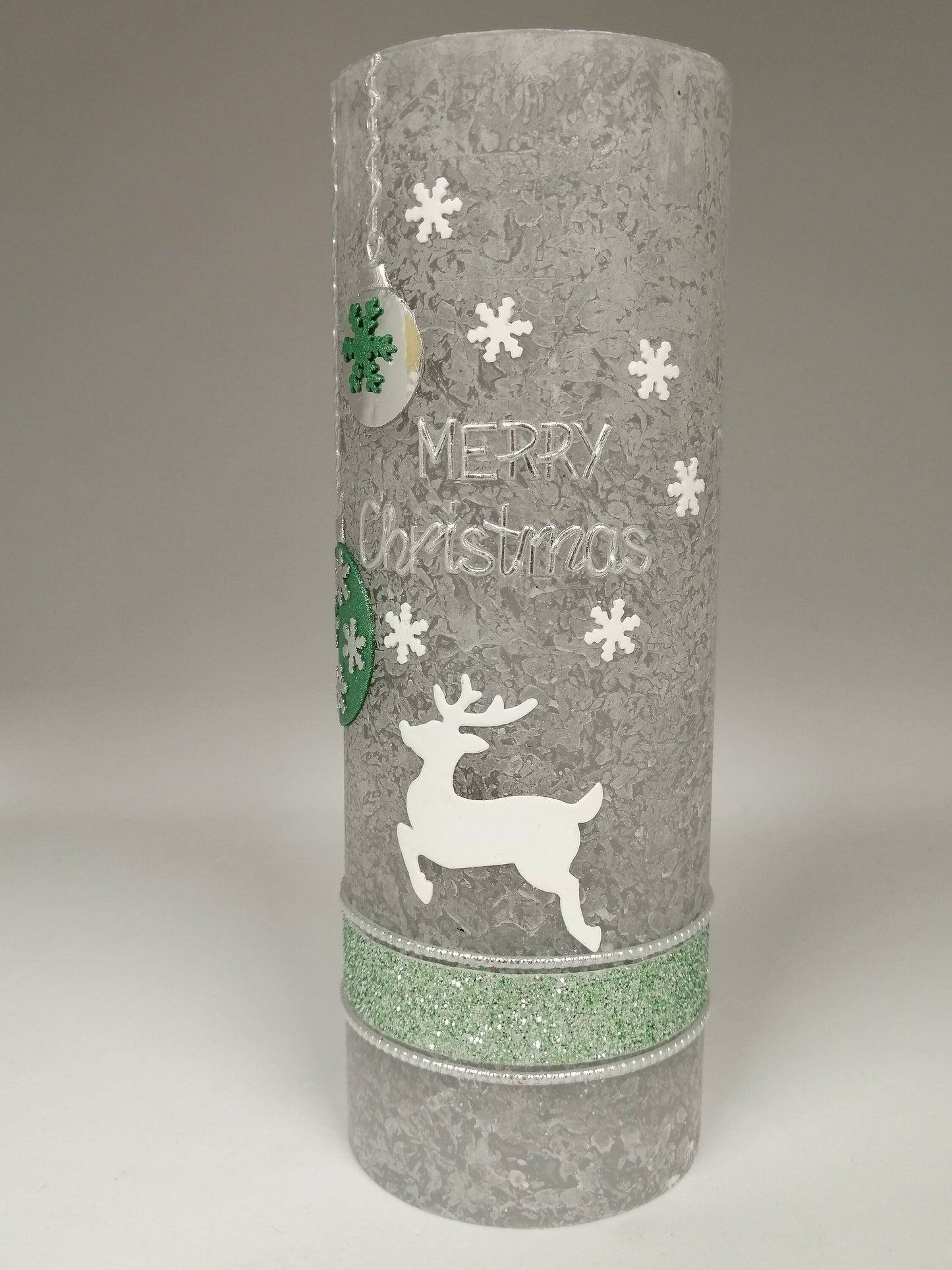 Weihnachten in RUSTICA, VINTAGE-Look, 1 x Weihnachtskerze, Weihnachtsgeschenk