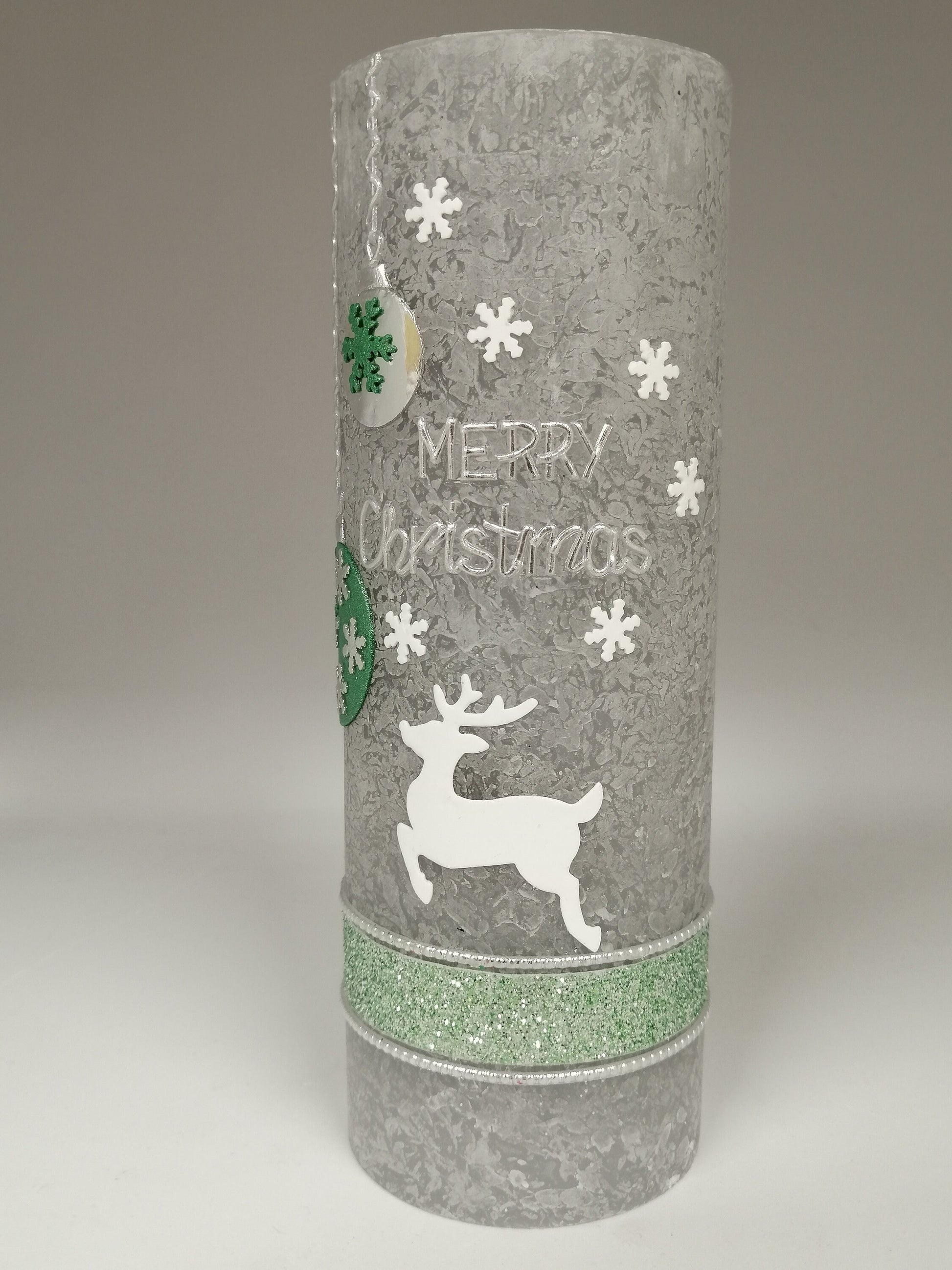 Weihnachten in RUSTICA, VINTAGE-Look, 1 x Weihnachtskerze, Weihnachtsgeschenk