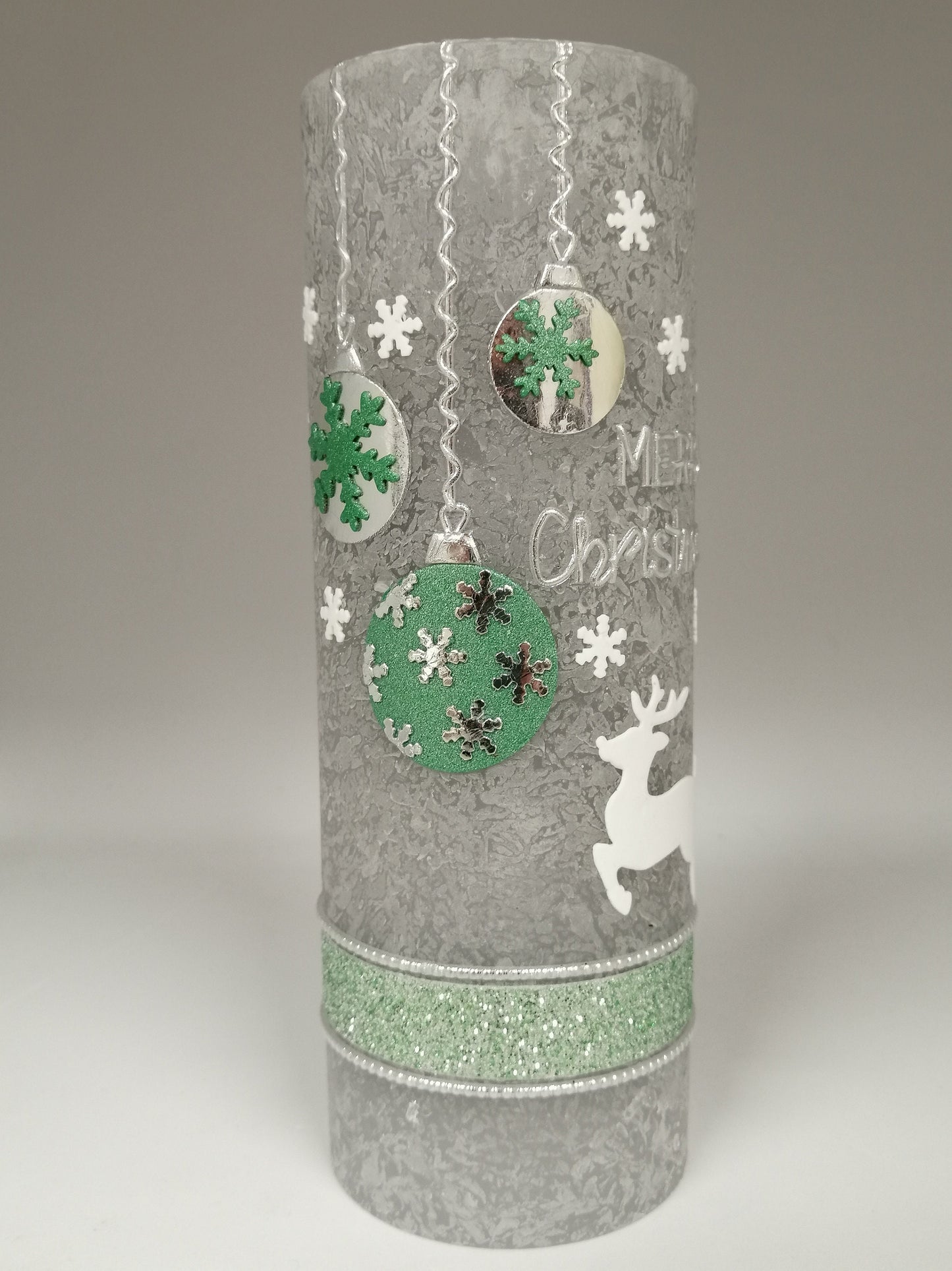 Weihnachten in RUSTICA, VINTAGE-Look, 1 x Weihnachtskerze, Weihnachtsgeschenk