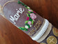 RUSTICA, VINTAGE-Look, SHABBY, Rustikal, Taufkerze, Blumen, floral, Mädchen, Kerze, keine Folie, Wachsbeschriftung, Farbwünsche möglich