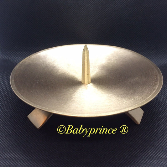 Kerzenständer 13 cm gold für Kerzen 8 cm bis 10 cm