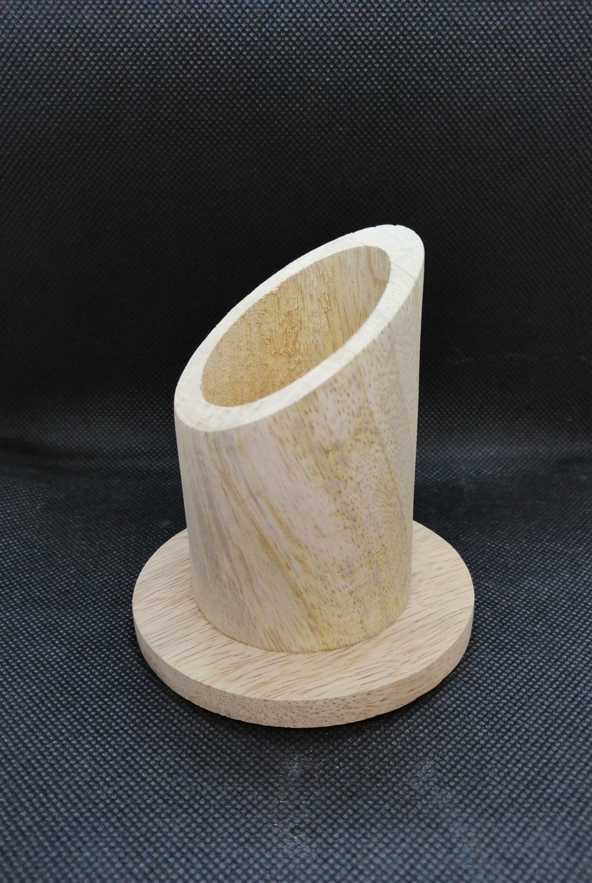 Kerzenständer Holz natur naturholzfarben für Kerzen 40 x 4 cm für die Taufe Kommunion Konfirmation Hochzeit usw. auch für Tischkerzen