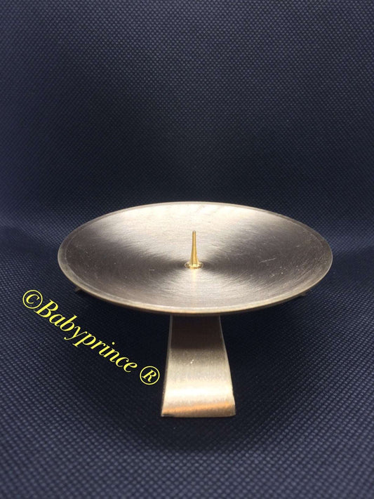 Kerzenständer 9,5 cm gold für Kerzen bis 7 cm