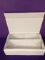 Aufbewahrungskarton Aufbewahrung BOX / Karton Geschenkverpackung für Kerzen für zwei Kerzen 30 x 7 cm / 30 x 8 cm