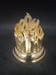 Kerzenständer Flamme Gold für Kerzen 40/5 cm
