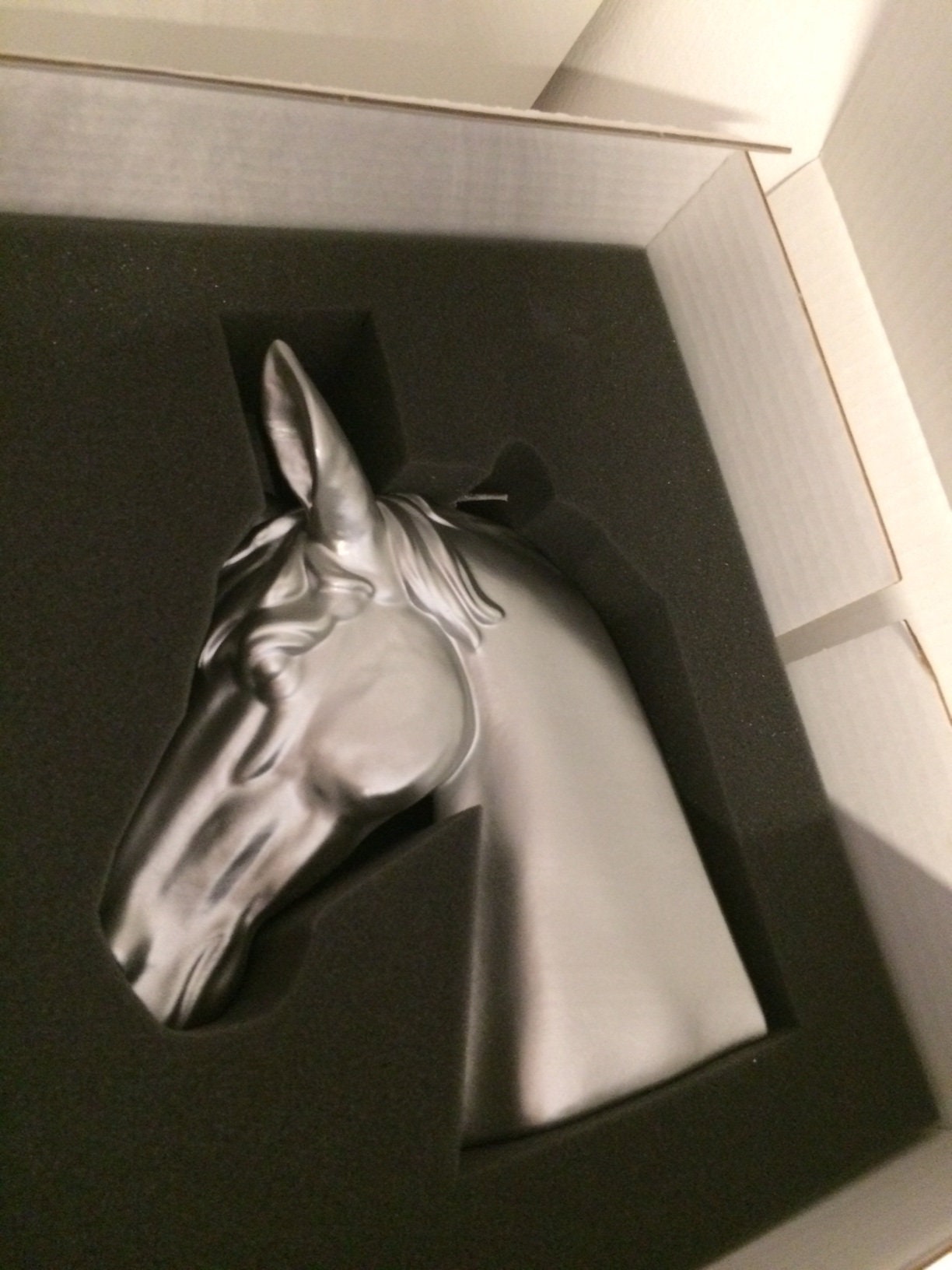 Designkerze "Pferdekopf" (2DK)