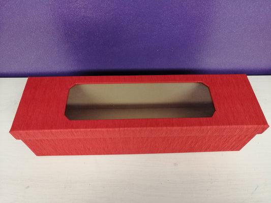 Aufbewahrung BOX / Karton / Geschenkverpackung für Kerzen mit Sichtfenster