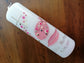 Taufkerze Fisch Bubble Dots - Das ORIGINAL, Taufkerze Mädchen, Taufkerze Mädchen, Wachs, handgemacht, weiß, Made in Germany