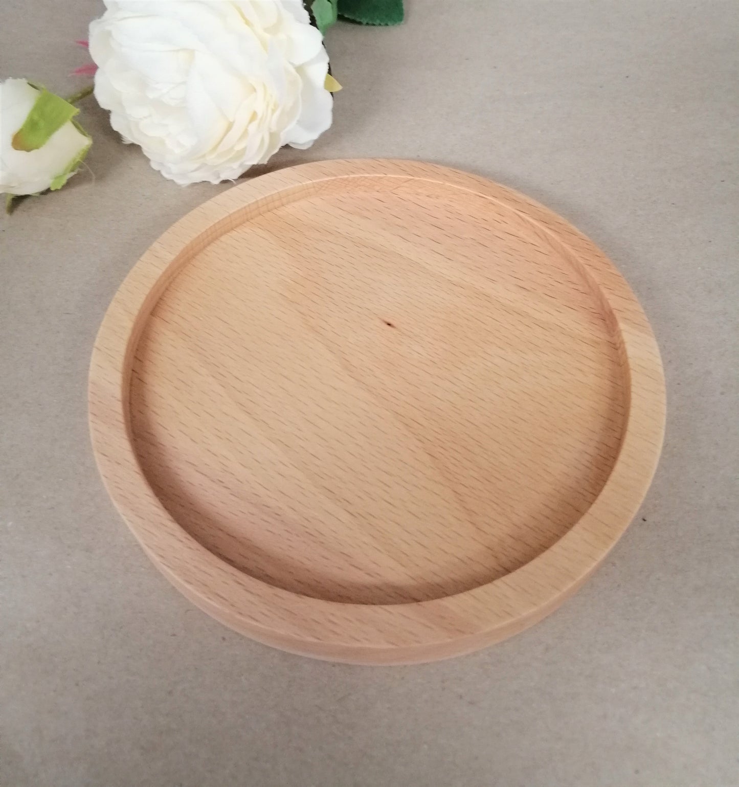 Kerzenhalter Holz Taufkerze, Hochzeitskerze, Kommunionkerze. Für Stumpenkerzen geeignet!