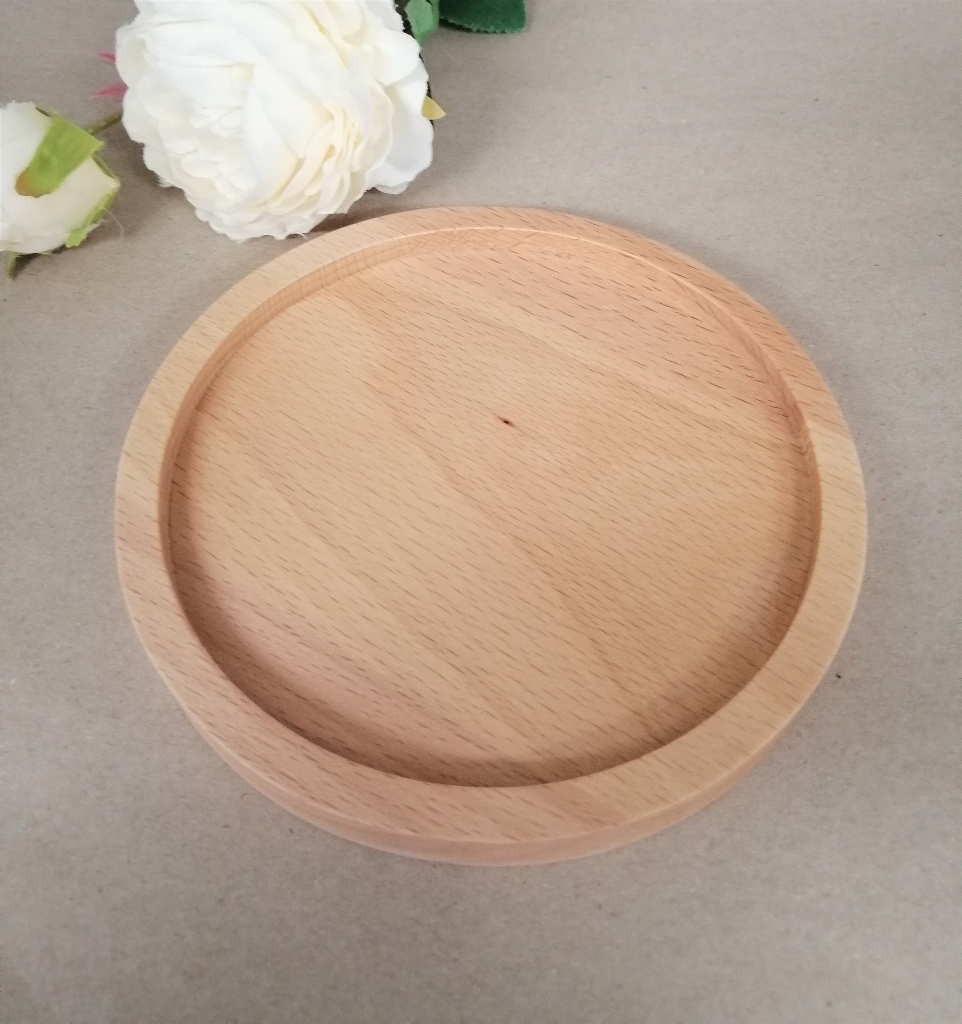 Kerzenhalter Holz Taufkerze, Hochzeitskerze, Kommunionkerze. Für Stumpenkerzen geeignet!