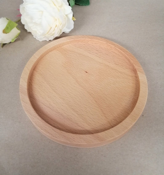 Kerzenhalter Holz Taufkerze, Hochzeitskerze, Kommunionkerze. Für Stumpenkerzen geeignet!