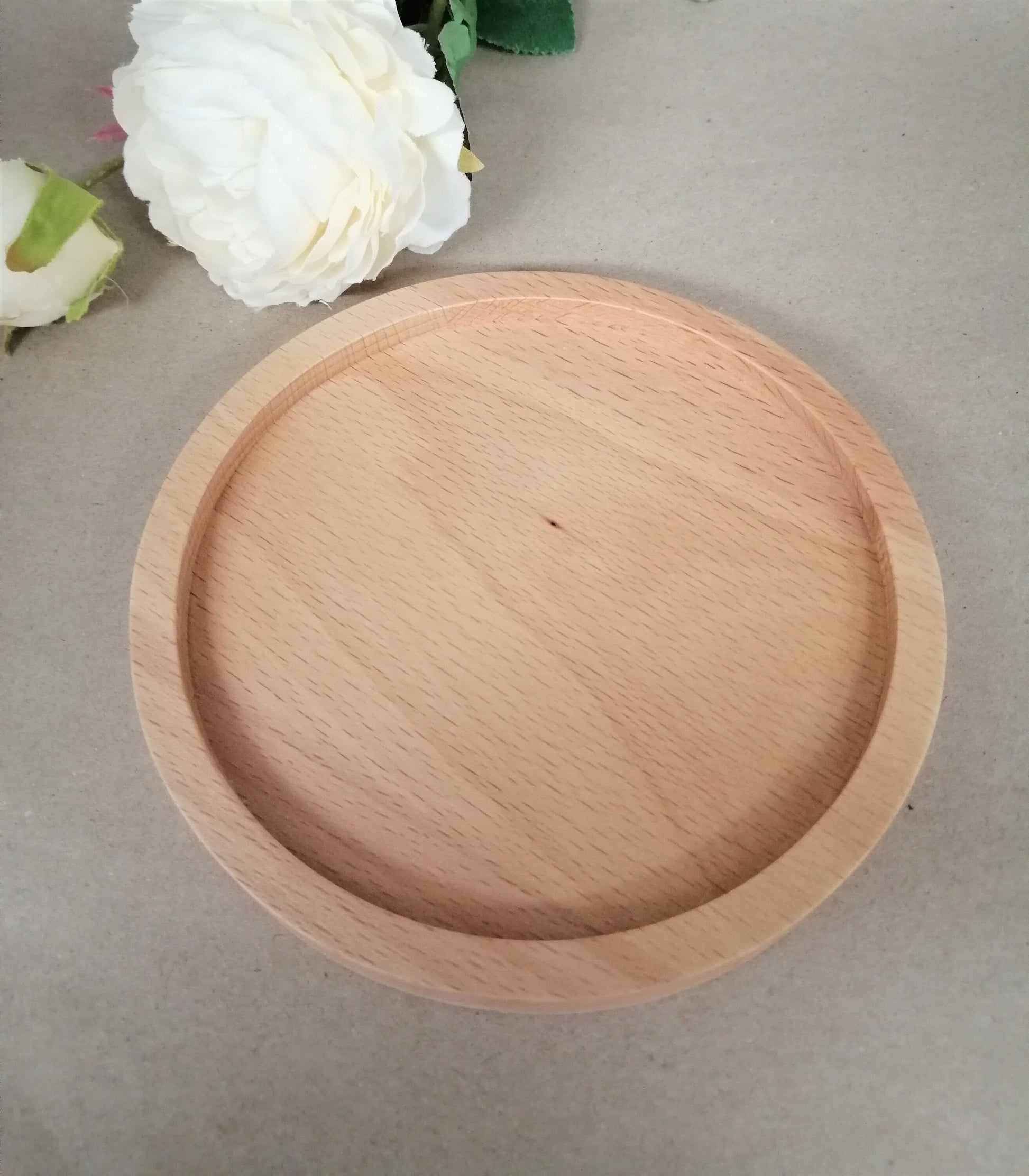 Kerzenhalter Holz Taufkerze, Hochzeitskerze, Kommunionkerze. Für Stumpenkerzen geeignet!