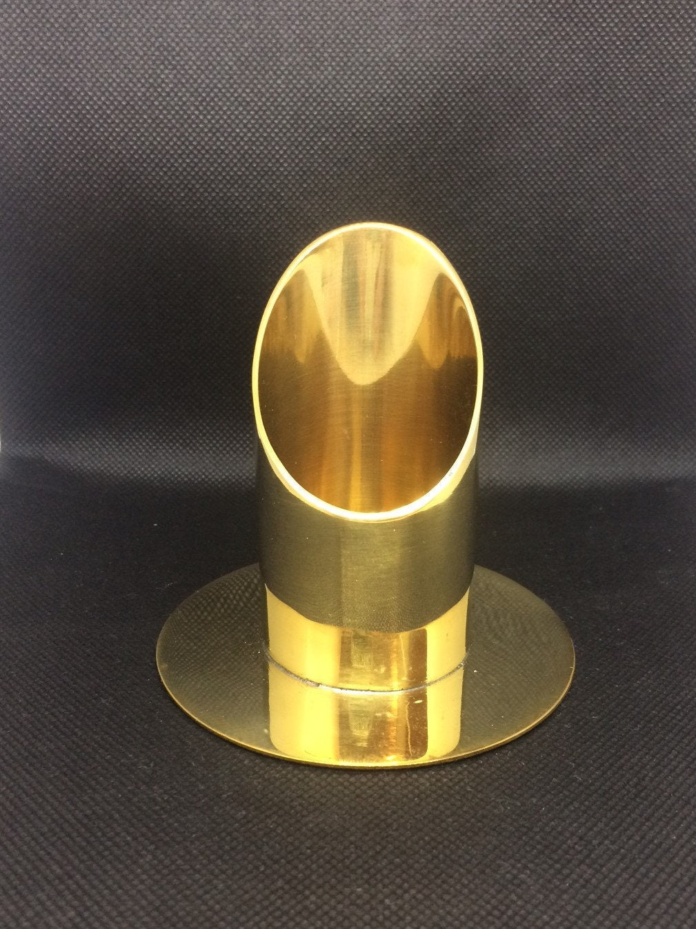 Kerzenständer gold-poliert für Kerzen 40 x 5 cm