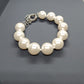 Armband aus Mallorca-Perlen 14mm, SEASHELL Pearl, Geschenk Schmuck, Taufe, Kommunion, Hochzeit