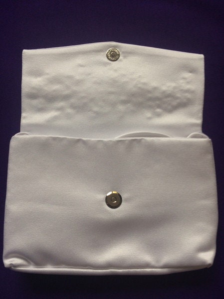 Kommuniontasche Hochzeittasche Umhängetasche Brauttasche Satin