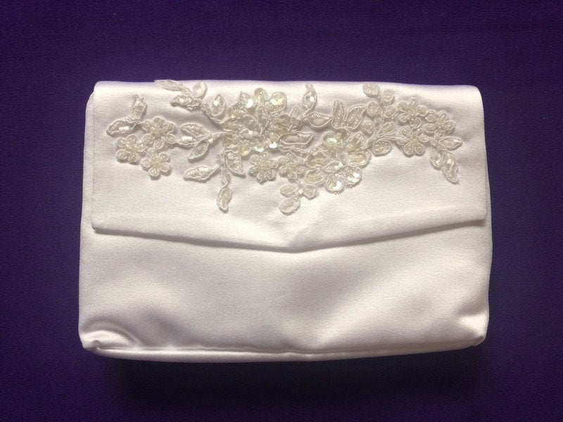 Kommuniontasche Hochzeittasche Umhängetasche Brauttasche Satin