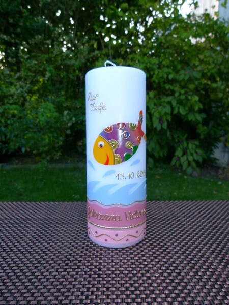 Patenkerze Taufkerze