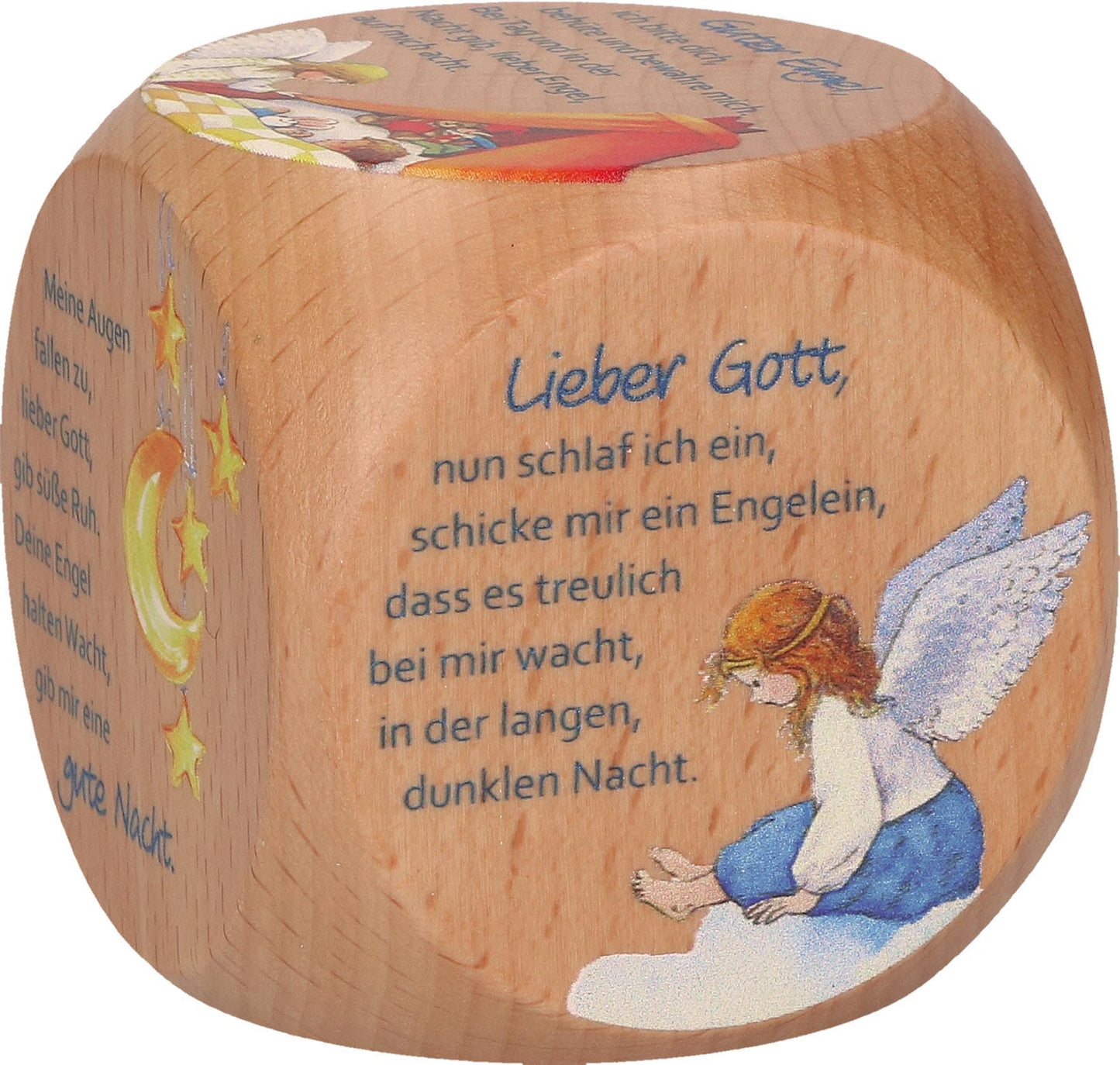 Gebetswürfel - Abendgebete Taufgeschenk 6x6 cm